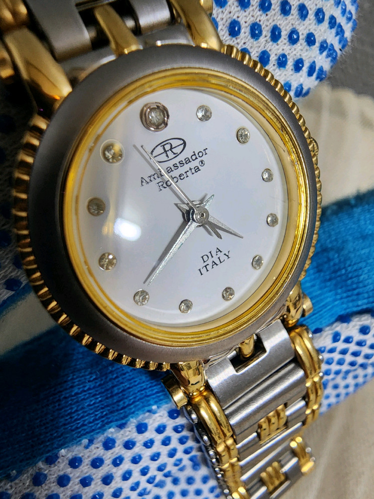 앰버서더 로베르타 골드 콤비 여성시계 이미지
