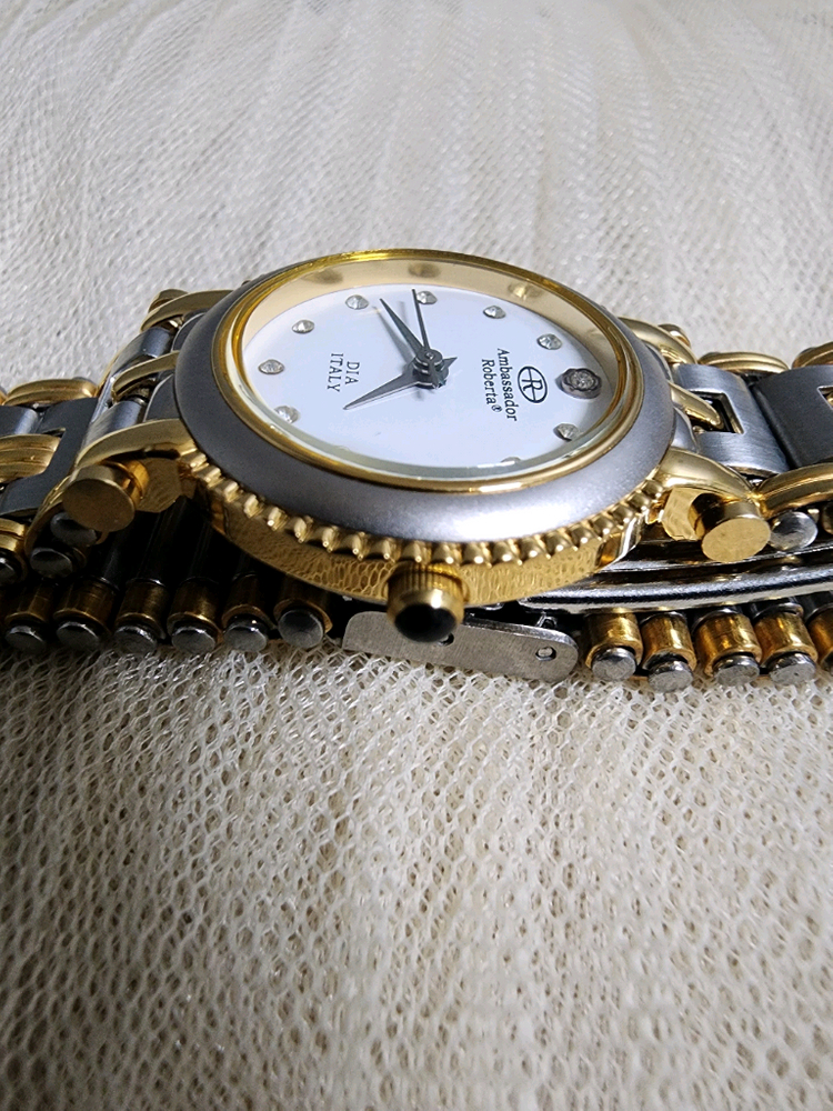 앰버서더 로베르타 골드 콤비 여성시계 이미지