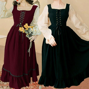 졸업사진 원피스 빈티지 복고풍 경성 하이디 코스프레 의상 양도 판매 이미지