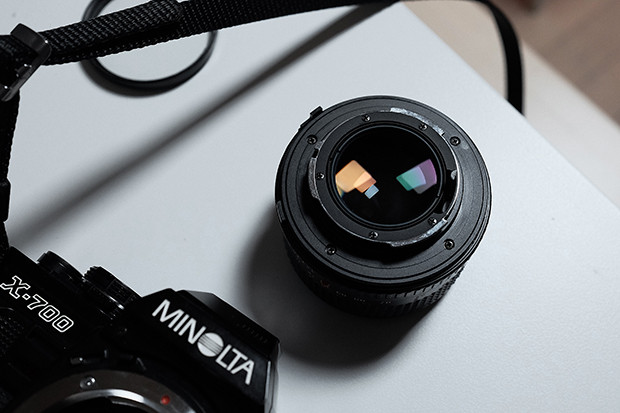 미놀타 x-700 x700(MD50mm F1.4 ,AUTO 700PX,삼각대) 입문용세트 팝니다 이미지