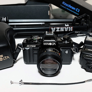 미놀타 x-700 x700(MD50mm F1.4 ,AUTO 700PX,삼각대) 입문용세트 팝니다 이미지
