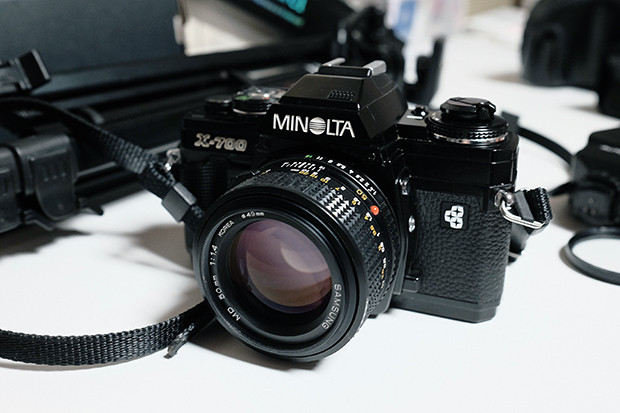 미놀타 x-700 x700(MD50mm F1.4 ,AUTO 700PX,삼각대) 입문용세트 팝니다 이미지