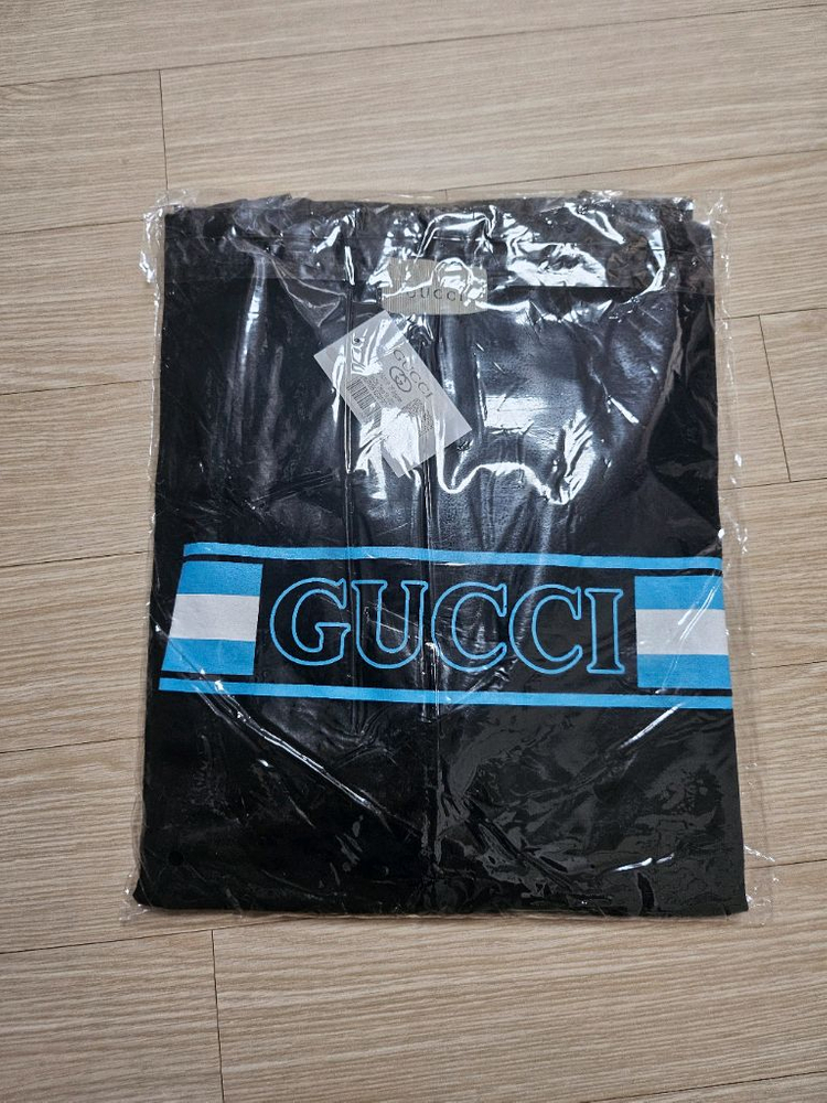 반팔티 구찌 로고 반팔 면 티셔츠 #새상품# 이미지