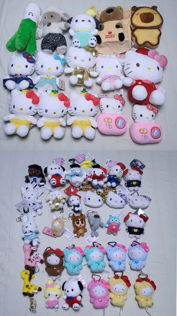 중형인형 16개+키링인형 35개 일괄 이미지