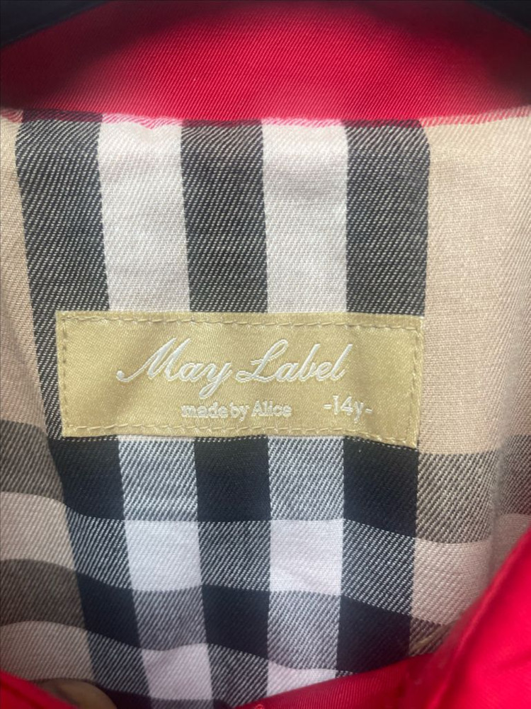 메이라벨 키즈 트렌치 원피스14y 이미지