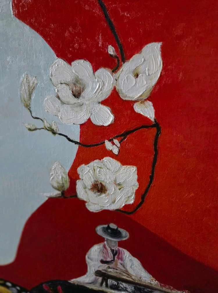 서양화 (유화)송명훈 도자기 그림작가 호접몽 30호(F) 이미지