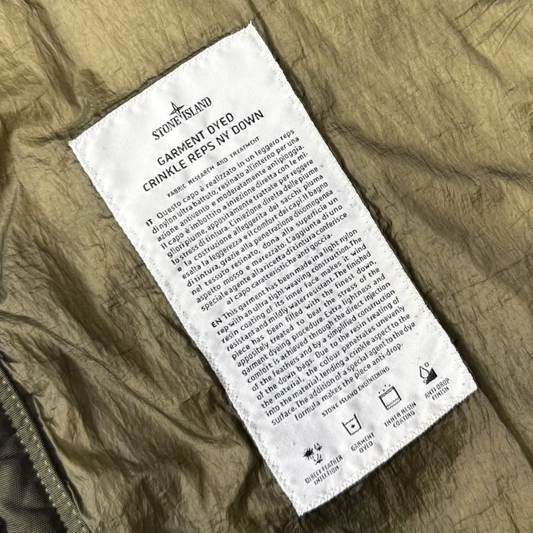 [M/당일출고]스톤아일랜드 크링클랩스 롱패딩 이미지