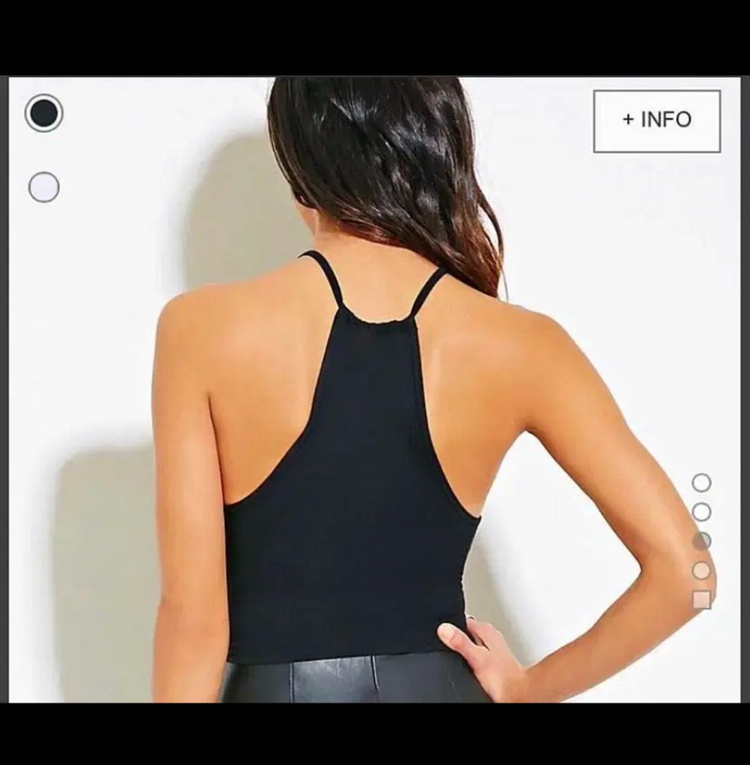 포에버21 섹시 크롭 홀터넥 s /세일중/ 클럽/ 파티 이미지