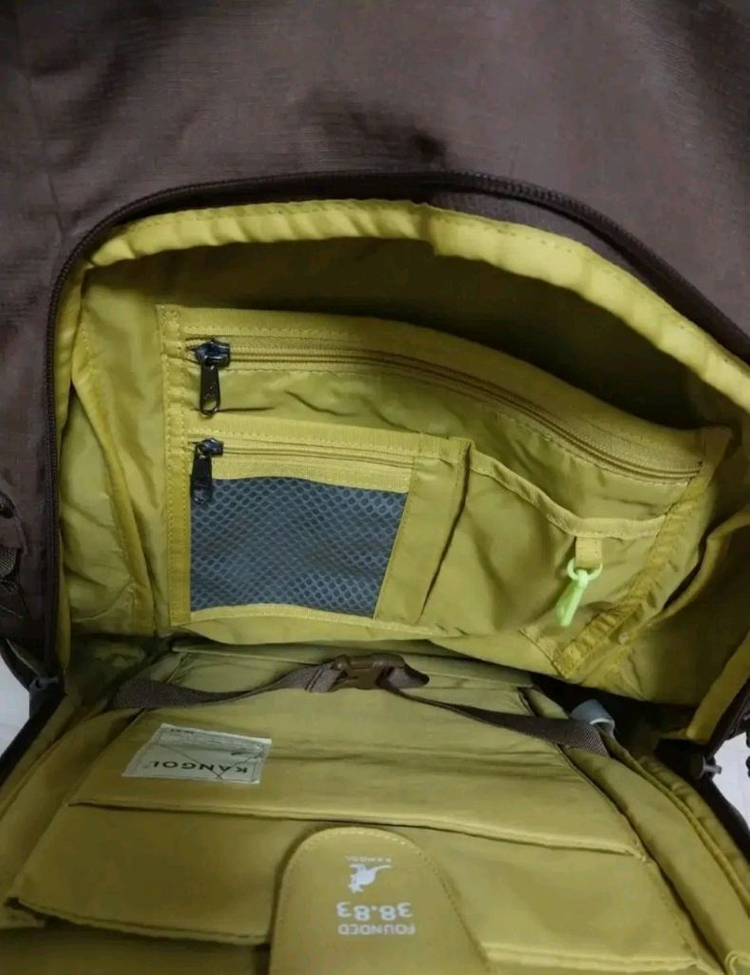 남녀공용 캉골 피치백팩 카모샌드 학생백팩, 노트북백팩,n47 이미지
