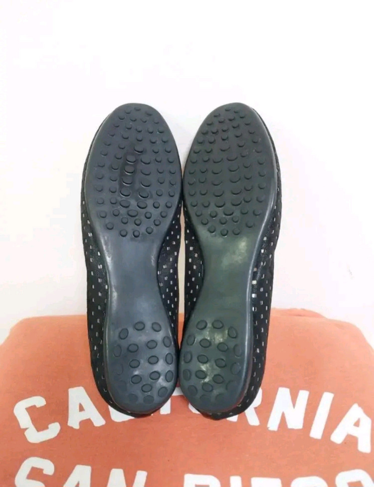 여성 탠디 펀칭 로퍼, 플랫슈즈, 흑색펄쎄무 (240) 이미지