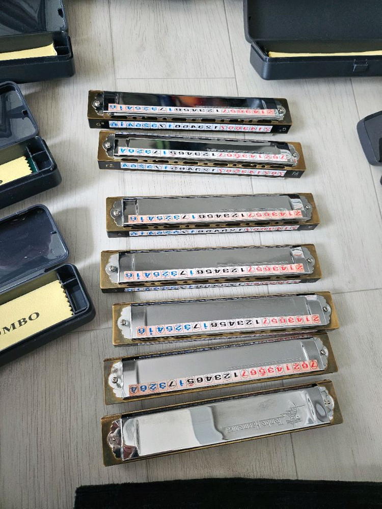 톰보 하모니카 프리미엄21 No.3521 G#,Gm,A#,AF#m,C,Am 이미지