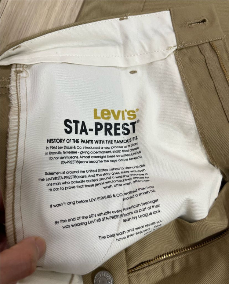 리바이스 STA PREST 팬츠 리바이스치노 팬츠 이미지