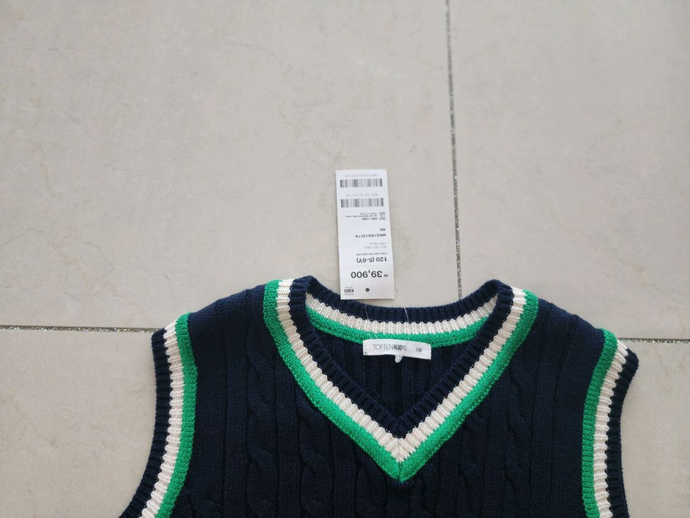 탑텐키즈 여아 120사이즈 봄옷 상하 스커트셋 이미지