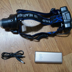 헤드랜턴 18650 랜턴, 헤루질, 낚시, 충전 USB 보호 회로 배터리 이미지