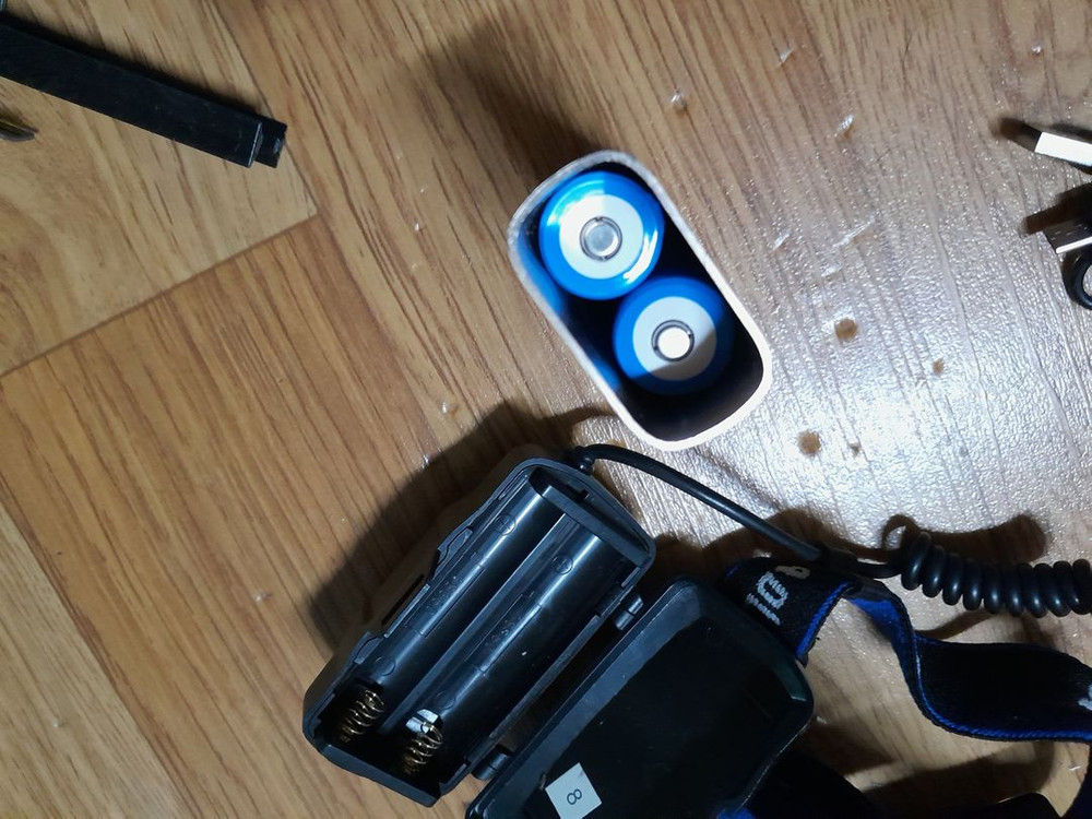 헤드랜턴 18650 랜턴, 헤루질, 낚시, 충전 USB 보호 회로 배터리 이미지