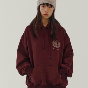 시엔느 sienne 자카드 후디 스웻셔츠 버건디 새상품 이미지