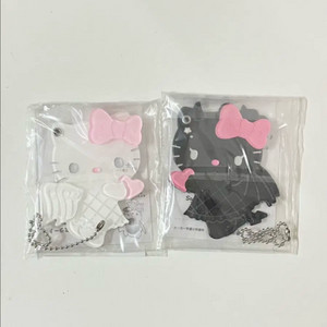 일괄] 정품 미개봉 헬로 키티 천사 악마 엔젤 데빌 슬라이드 거울 산리오 키링 리본 이미지