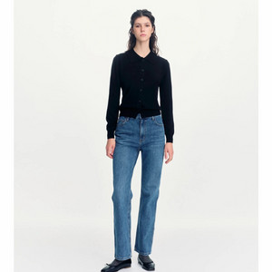 fyeo 포유온 세렌 실크 블렌드 가디건 블랙 새상품 이미지