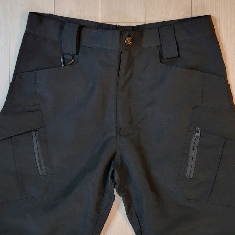 (새제품)RIPSTOP 블랙 택티컬 카고 팬츠.29인치 이미지