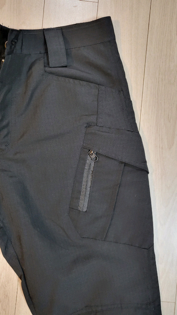 (새제품)RIPSTOP 블랙 택티컬 카고 팬츠.29인치 이미지