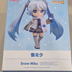개봉) 하츠네 미쿠 유키 미쿠 넨도로이드 돌 넨도돌 스노우 미쿠 이미지