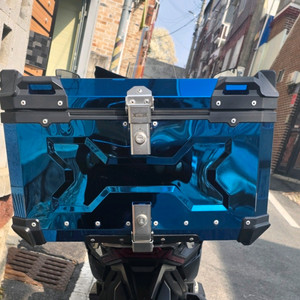 포르자750 XADV750 순정형브라켓 및 아이스블루 탑박스 세트 이미지