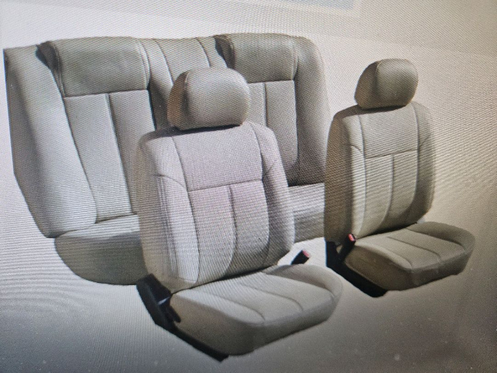 뉴베르나 카시트 차량용시트 인조가죽씨트 커버 진회색 운전석 방석만별도판매 이미지