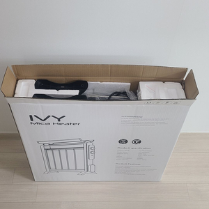 유럽형 전기히터 아이비 미카 양면난방 난로 전기 난방기 이미지