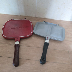 해피콜 누룽지팬 양면샌드위치팬 토스트팬 이미지