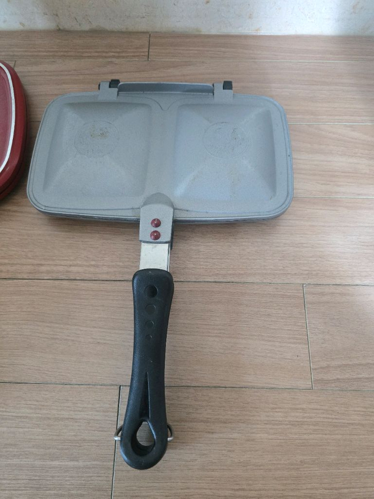 해피콜 누룽지팬 양면샌드위치팬 토스트팬 이미지