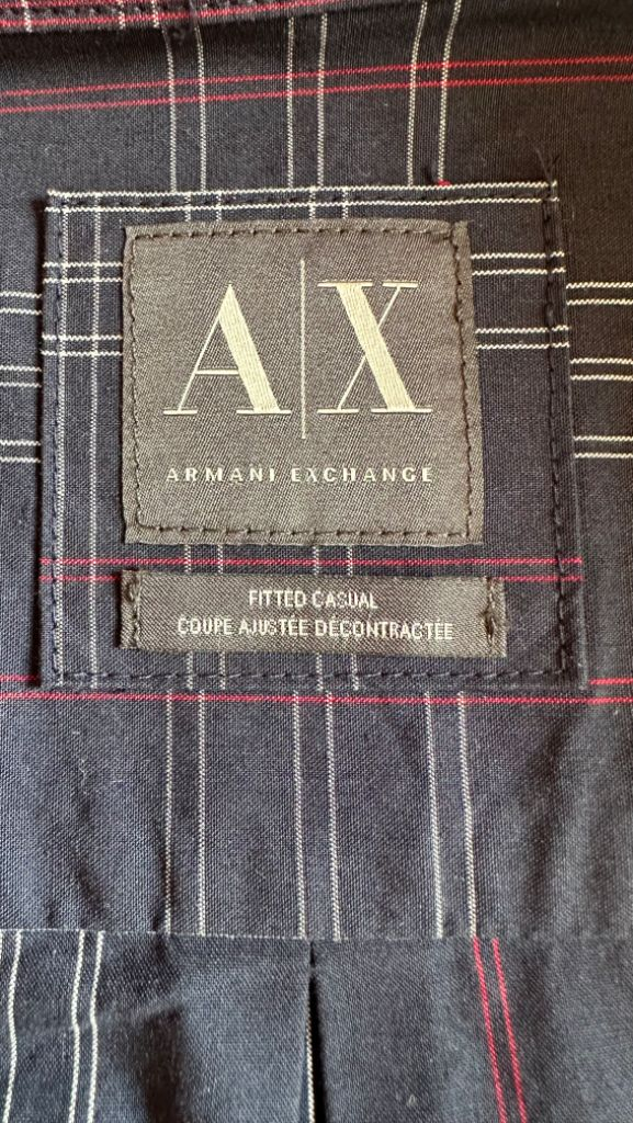 아르마니 익스체인지 AX 셔츠 남방 신사 드레스 정장 이미지