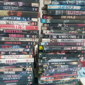 한국영화외국영화 액션.스릴러 60개판매 5만원입니다.dvd입니다 이미지