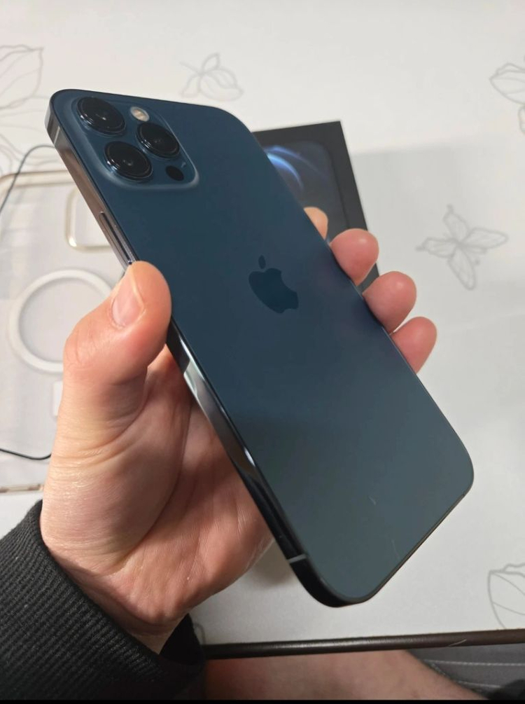 아이폰 12프로맥스 Promax 512GB 퍼시픽 블루 자급제 이미지