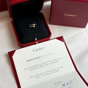 정품 까르띠에 저스트앵끌루 못반지 로즈골드 다이아 sm49 이미지