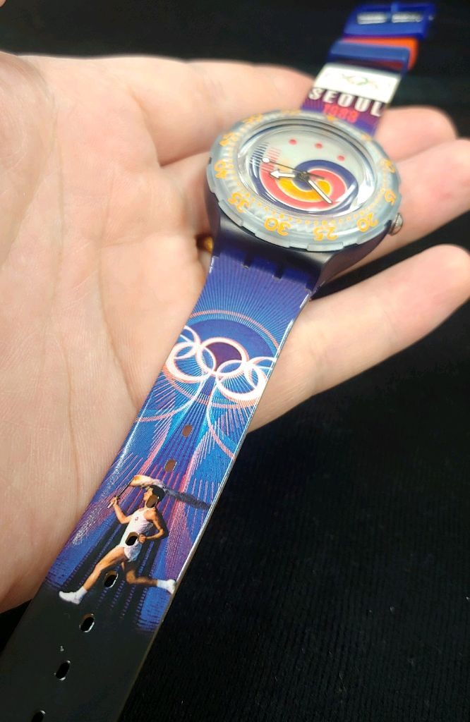 88서울 올림픽 기념 스와치 시계 이미지