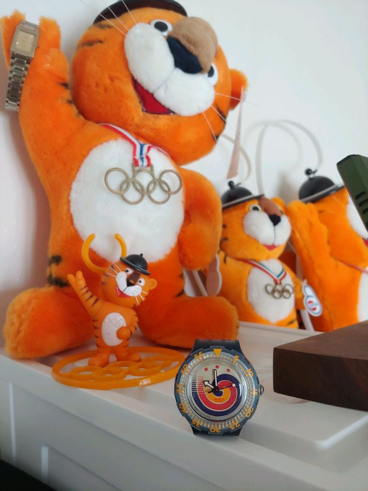 88서울 올림픽 기념 스와치 시계 이미지