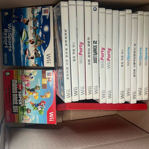 닌텐도 위 게임기 게임 타이틀 모음 이미지