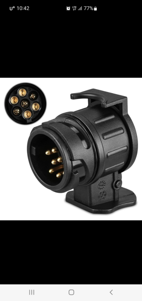 트레일러 후미등 판매합니다. 13핀 커넥터 포함 미사용 이미지