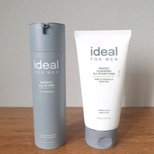 남성화장품 아이디얼포맨 올인원 에센스 + 폼클렌징 세트 이미지