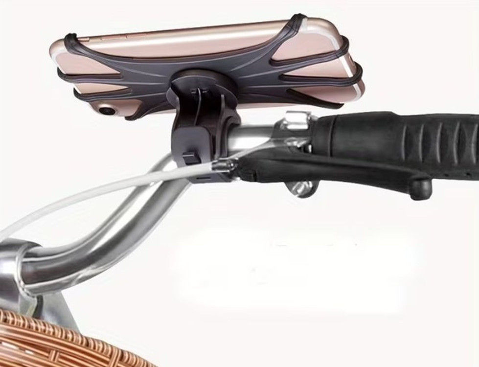 [휴대폰거치대] 자전거, 유모차 실리콘 휴대폰거치대 (새제품) 이미지