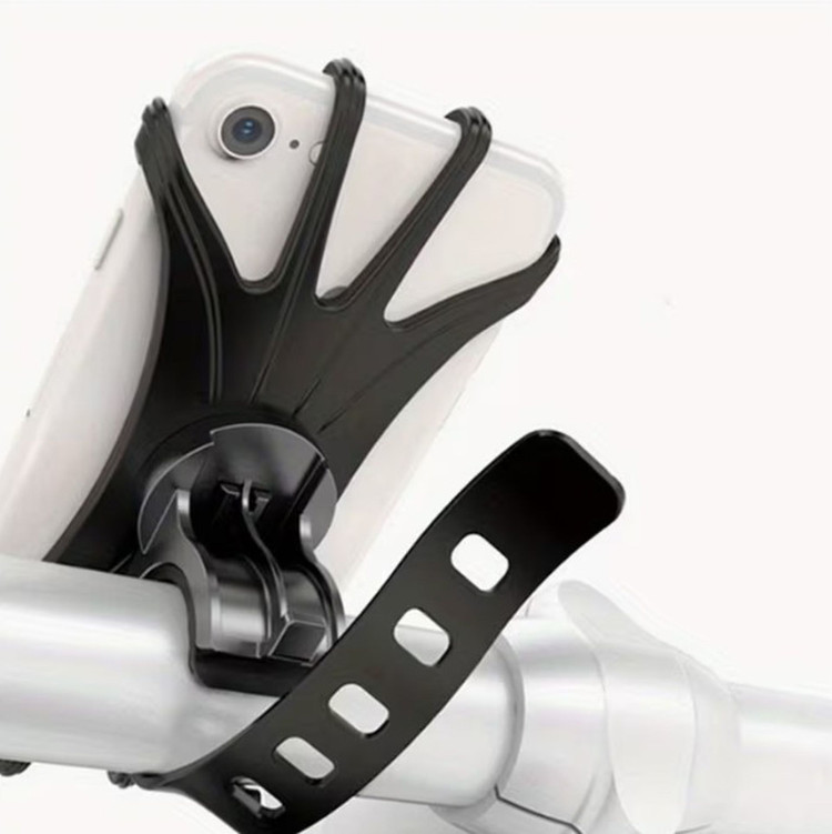 [휴대폰거치대] 자전거, 유모차 실리콘 휴대폰거치대 (새제품) 이미지