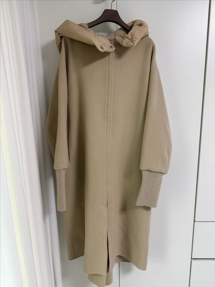 2025 시스템 패딩 후드 코트 한섬 이미지