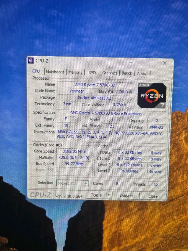 5700x3d + b550m + 램32기가 이미지