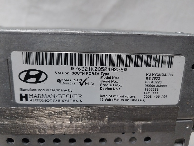 제네시스BH 순정 렉시콘 6CD 오디오 / 96560-3M000 965603M000 이미지