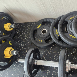 TPU디럭스 경량 조절 덤벨 아령 세트 이미지