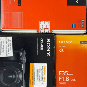소니 a6400, E16-70 FA4, SEL35F18 카메라 및 렌즈 판매 이미지