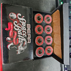 미사용 스케이트보드/롱보드 베어링 BEAR Space Balls ABEC 7 이미지