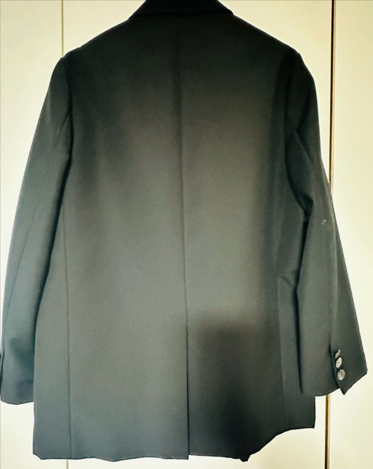 [마지막 가격인하/1회착용 새상품/주말 파격할인] 타임 울 싱글 자켓(블랙,55) 이미지