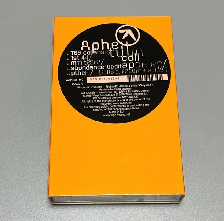 에이펙스 트윈 Aphex Twin - Collapse EP 카세트 이미지