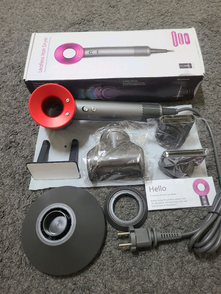 차이슨 슈퍼소닉 드라이기 220V 거치대포함6종노즐 (새상품) 이미지